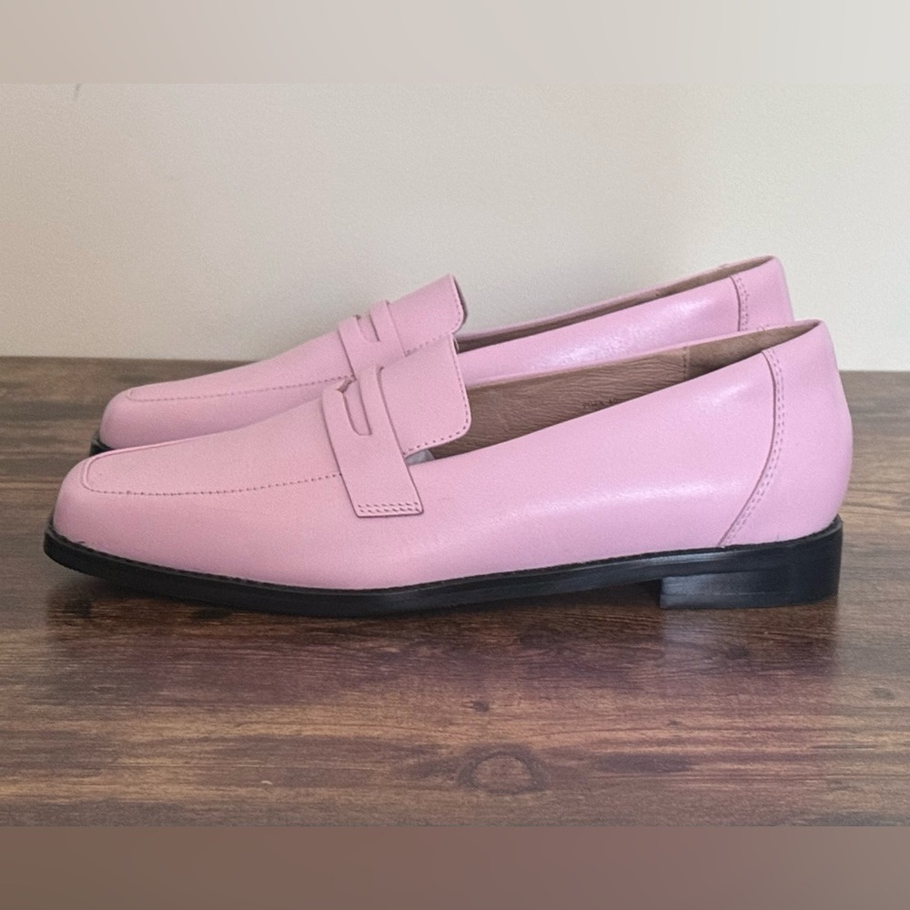 Classic Pink Bared PIiha Leather Loafers - Women's - Picture 9 of 15